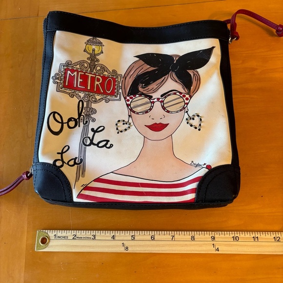 Brighton Paris Metro Ooh La La Clutch Purse - Picture 11 of 11